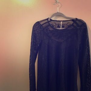 Free People Black Dress